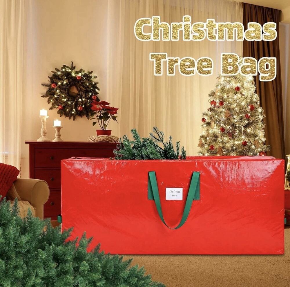 Christmas Tree Storage Bag - Fits Up to 7.5 ft Holiday Xmas Disassembled Tree...